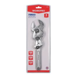 Llave ajustable 150, 200 ,250 mm. juego 3 unidades Llave ajustable 150, 200 ,250 mm. juego 3 unidades