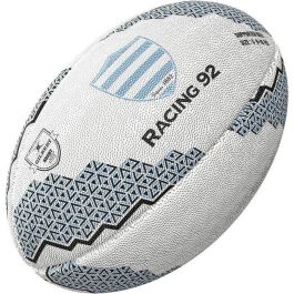Gilbert GIL5024686343904 Soporte para Balón de Rugby Racing 92 - Talla 5