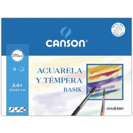 Canson Minipack Acuarela Y Témpera Basik 6 Hojas 24x32 cm + 20% De Hojas Gratis