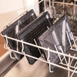 Cecotec Sandwichera 04309, 1000 W, Negro, Acero Inoxidable