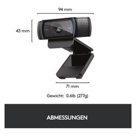 Logitech Webcam C920 Negra Full HD 1080p Video Grabacion