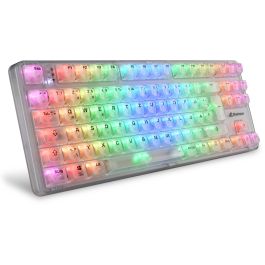 SHARKOON Teclado Gaming Crystal Shark Blanco DE