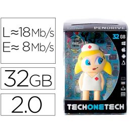 Memoria USB Tech One Tech TEC5038B-32 Multicolor 32 GB