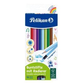 Lapices De Colores Pelikan Borrable Estuche De 12 Con Goma (700689) Precio: 6.50000021. SKU: B163FSWJCT