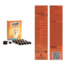 Leotron Complex Complemento Alimenticio 30 Cápsulas con Jalea Real, Ginseng, Vitaminas y Minerales para 30 Días
