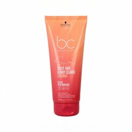 Schwarzkopf Bonacure Sun Protect Scalp Coconut Champú 3 en 1 para cuero cabelludo, cabello y cuerpo 200 ml