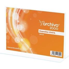 Archivo 2000 Expositor Sobremesa Archivo 2000 "Premium" En Forma De T Din A5 Horizontal Espesor 3 mm 75x210x155 mm Precio: 6.69000046. SKU: B1EY66LVN7