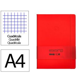 Cuaderno Con Gomilla Antartik Notes Tapa Dura A4 Hojas Cuadricula Rojo 100 Hojas 80 gr Fsc Precio: 10.89. SKU: B14X6J7AYS