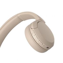 Sony WH-CH520 Auriculares inalámbricos con Micrófono Bluetooth Multipunto, 50h Batería, DSEE, Ligeros, Beige
