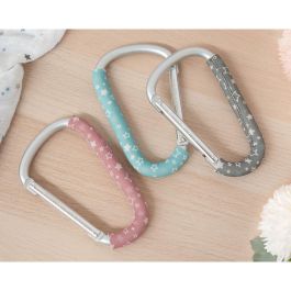 Mosquetón Rosa Estrellas