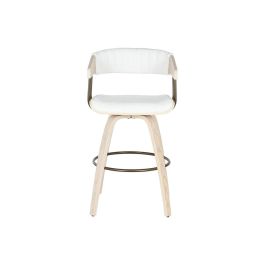 Taburete Scandi DKD Home Decor Blanco 47.5 x 94.5 x 51.5 cm