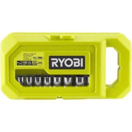 Ryobi RYO4892210225207 Juego de Llave de Carraca 90 Dientes (4°), 8 Vasos (8-15mm) y Adaptador 1/4'' a 3/8'' Compatible Ryobi LINK