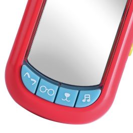 Tachan Teléfono Bebé Interactivo con Espejo, Filtros para Selfies (Nariz Perro, Orejas Gato) y 7 Melodías para +6 Meses. Incluye Pilas AAA.