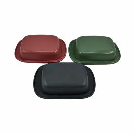 Mantequillera Scandi DKD Home Decor Verde Rosa 13 x 5 x 19 cm (3 Unidades) Precio: 29.49999965. SKU: S3041307