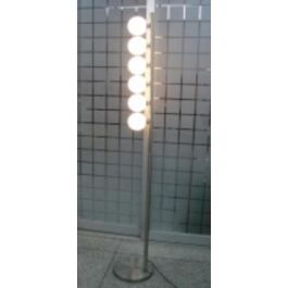 DKD Home Decor Lámpara de Pie Moderna Metal y Cristal 22 x 162 x 22 cm