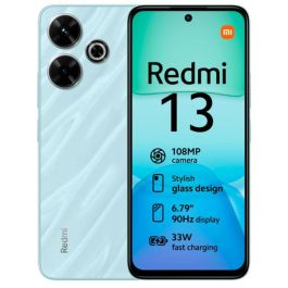 Xiaomi Redmi 13 Smartphone Android 6GB RAM 128GB ROM 108 MP Principal 13 MP Selfie 6.79" Pantalla 5030 mAh Batería Azul Océano Precio: 133.50000059. SKU: B17R9QSMEL