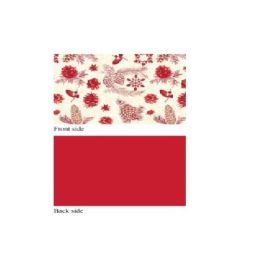 Individual Navidad Tradicional DKD Home Decor Beige Rojo 30 x 0.2 x 45 cm (12 Unidades)