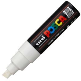 POSCA Marcador PC-8K No Permanente Punta Biselada 8.0 mm Blanco Precio: 4.79000038. SKU: B1DGFNAAST