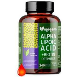 VEGAGENO Ácido Alfa Lipoico 600 Mg 240 Cápsulas con Ácido Fólico - Potente Antioxidante Precio: 42.8899999. SKU: B1HXYTYRFT