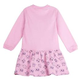 Cerdá Vestido French Terry Gabby's Dollhouse para Niña de 3 Años - Color Rosa