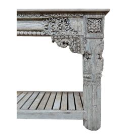 DKD Home Decor Consola Item Home Natural 46 x 85 x 182 cm