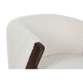 DKD Home Decor Silla Moderna de Madera y Poliéster - 58 Ancho x 58 Profundidad x 70 Alto cm DKD Home Decor Silla Moderna de Madera y Poliéster - 58 Ancho x 58 Profundidad x 70 Alto cm
