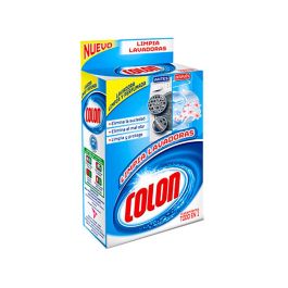 Colon Limpia Lavadoras 250 ml Elimina Suciedad y Mal Olor, Limpia y Protege la Lavadora