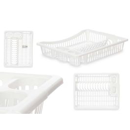 Escurreplatos Grande Blanco Kinvara 45.5x36.5x8 cm (12 Unidades)