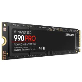 SAMSUNG 990 PRO SSD M.2 NVMe PCIe 4.0 x4 de 4TB para PC con Velocidad de Lectura de 7450 MB/s