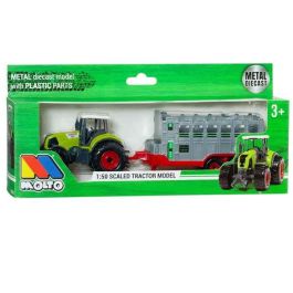 Tractor granja con remolque. escala 1:50 - modelos surtidos Tractor granja con remolque. escala 1:50 - modelos surtidos