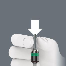Wera Kraftform Kompakt 60 RA-R Imperial 1 Destornillador Múltiple 17 Piezas Puntas Planas y Philips PH1 PH2 PH3