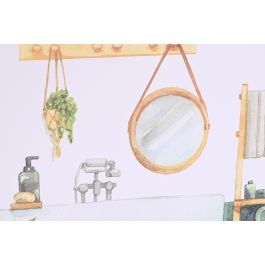 DKD Home Decor Cuadro estilo Scandi Multicolor Lienzo y MDF 50 x 40 x 1.8 cm (2 Unidades)