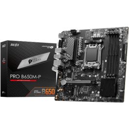 MSI 911-7E27-001 PRO B650M-P Placa Base mATX AMD AM5, Chipset B650, 4x DDR5 192GB, HDMI+DP+VGA, 7x USB 3.2 Precio: 131.50000006. SKU: B1KGCCGY9F