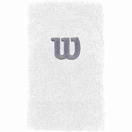 Muñequera Wilson Extra Wide Blanco Precio: 21.6900002. SKU: S6466386