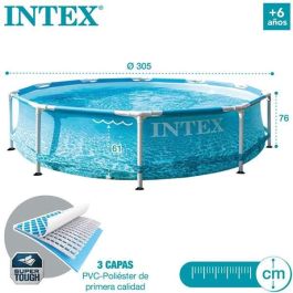 Piscina Desmontable Intex Frame 4485 L Redonda 305 x 76 cm Piscina Desmontable Intex Frame 4485 L Redonda 305 x 76 cm