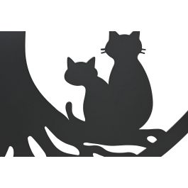 DKD Home Decor Decoración de Pared Shabby Diseño Árbol Gato Metal Negro 60x60 cm (4 Unidades) DKD Home Decor Decoración de Pared Shabby Diseño Árbol Gato Metal Negro 60x60 cm (4 Unidades)
