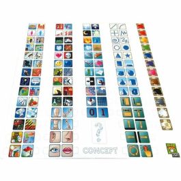 Asmodee Juego de mesa Concepto: un juego de comunicación y ambiente para 4+ jugadores, 10+ años, 40 min