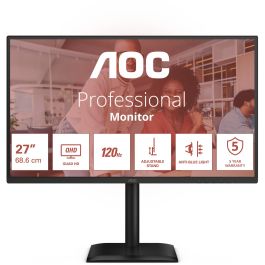 AOC Monitor Q27E4CV 27" Quad HD IPS 4 ms HDMI DP USB-C Lift Negro Precio: 319.6578. SKU: B1E8AZK5X5