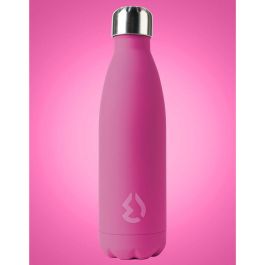 Water Revolution Botella Térmica Fucsia 500ml Acero Inoxidable Antigoteo - 24h Frío / 12h Caliente, Libre BPA