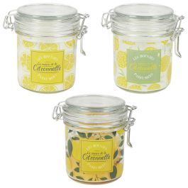 Home Deco Factory Vela Citronela Antimoustique Tarro Vidrio 135g Duración 34h 11x8x10cm