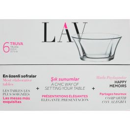 Lav Set 6 Bols 295 cc - 12 cm Colección Truva (8 Cajas)