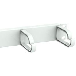 EQUIP Pasacables 10" 1U con 3 Anillos Plástico Blanco
