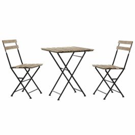 Conjunto de Mesa con Sillas DKD Home Decor 60 x 60 x 74 cm (3 pcs) Precio: 150.49999965. SKU: B1CB6TCNM9