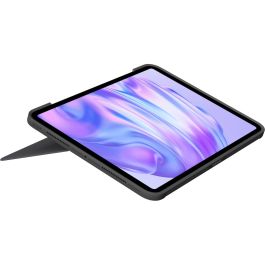 Logitech Combo Touch Teclado QWERTZ Suizo con Trackpad y Retroiluminación para iPad Pro 11-inch (M4) Grafito