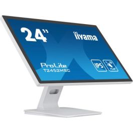 Monitor Iiyama 24" White Bonded Pcap 10P Touch, 1920X1080, Ips-Panel, Flat Bezel Free Glass Front, Hdmi, Displayport, 360Cd/M² (With Touch), Usb Hub 2X 3.0, Speakers (T2452MSC-W1) Monitor Iiyama 24" White Bonded Pcap 10P Touch, 1920X1080, Ips-Panel, Flat Bezel Free Glass Front, Hdmi, Displayport, 360Cd/M² (With Touch), Usb Hub 2X 3.0, Speakers (T2452MSC-W1)