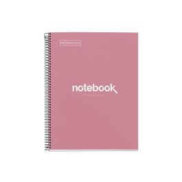 Cuaderno Espiral Miquelrius Notebook Emotions Rose Dust Tapa Forrada Din A4 Microperforado 80 Hojas 90