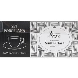 Set 2 Tazas Expresso 90 cc con Plato - Inde (6 Cajas) Set 2 Tazas Expresso 90 cc con Plato - Inde (6 Cajas)