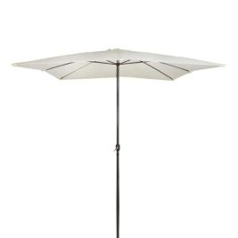 Parasol 300x300 cm con chimenea y mástil de aluminio 4,8 cm color crema Precio: 91.50000035. SKU: B19MYNY39N