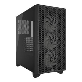 Corsair Caja 3000D RGB Airflow Mid-Tower Negra CC-9011255-WW con Panel de Vidrio Templado