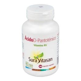 SURA VITASAN Acido D-Pantotenico 100Cap. Vitamina B5 para Metabolismo Energético Precio: 22.4999995. SKU: B16JM2SNQD